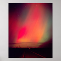 USA, Idaho. Aurora borealis, northern lights at