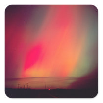USA, Idaho. Aurora borealis, northern lights at