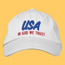 USA In God We Trust Embroidered Hat embroidered hats