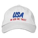 USA In God We Trust Embroidered Hat USA In God We Trust Embroidered Hat