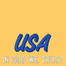 USA In God We Trust Embroidered Jacket embroidered shirts