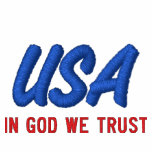 USA In God We Trust Embroidered Shirt USA In God We Trust Embroidered Shirt
