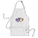 USA Ireland Heart Flags Apron