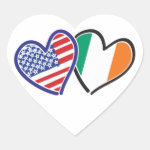 usa ireland heart flags stickers r249821e8ecea404c912abbe23b116a0f v9w0n 8byvr 150 Irish Heritage