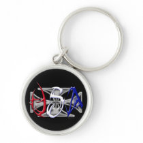 USA Iron Cross Keychain by Method77 USA Iron Cross Keychain