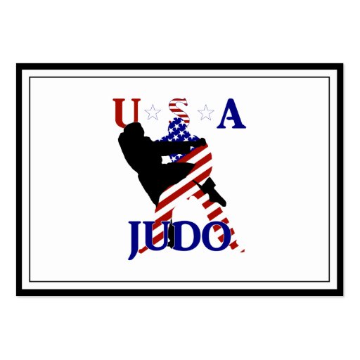 USA Judo Business Cards (front side)