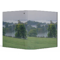 USA, Kentucky. Rolling hills of the Bluegrass 3 Ring Binders