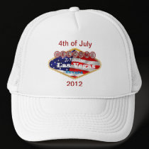 USA Las Vegas Logo 4th of July Hat hats