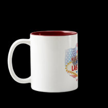 USA Las Vegas with Eagle Two Tone Mug by vegasdusoleil USA Las Vegas with Eagle Two Tone Mug