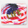 USA -LIFE, LIBERTY & THE PURSUIT OF HAPPINESSS MOUSE PAD