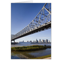 USA, Louisiana, New Orleans. Skyline from the Greeting Cards