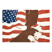USA, Louisiana, Port Allen. Patriotic mural