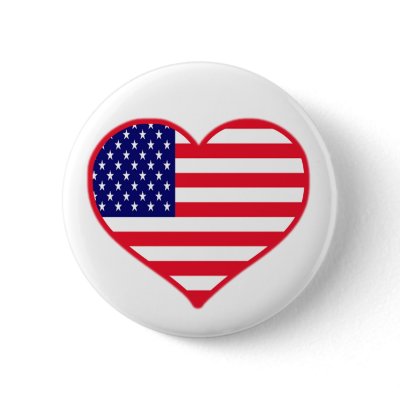 USA Love buttons