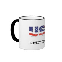 USA love it or leave it Coffee Mug