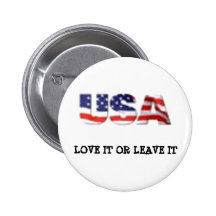 USA love it or leave it Pins