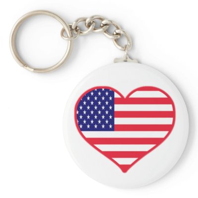USA Love keychains