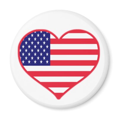 USA Love magnets