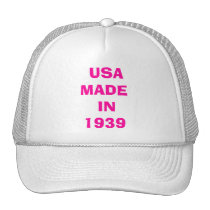 USA MADE IN 1939 CAP MESH HATS