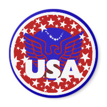 USA magnets by pixelholic USA magnets