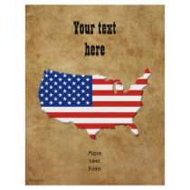 USA map Personalized Flyer