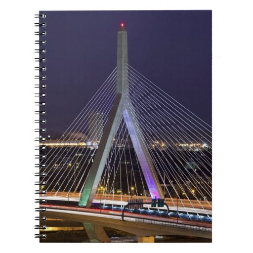 USA, Massachusetts, Boston. Leonard Zakim Spiral Note Books
