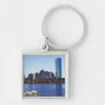 USA, Massachusetts, Boston skyline Key Chains
