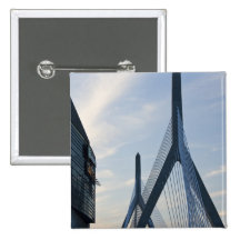 USA, Massachusetts, Boston. The Zakim Bridge. 2 Pin