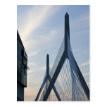 USA, Massachusetts, Boston. The Zakim Bridge. 2 Postcard