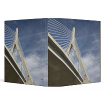USA, Massachusetts, Boston. The Zakim Bridge. 3 Ring Binders