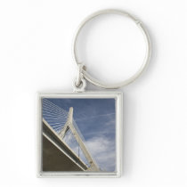 USA, Massachusetts, Boston. The Zakim Bridge. Key Chain