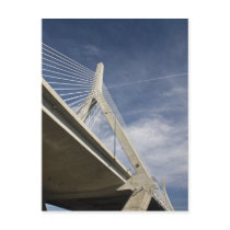 USA, Massachusetts, Boston. The Zakim Bridge. Post Card