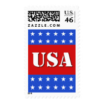 USA Medium Postage Stamp by mariannegilliand USA Medium Postage Stamp