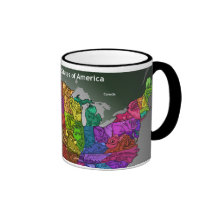 USA Monsters Coffee Mugs