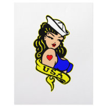 USA Navy Pinup Girl letterhead by Mustang_Lady USA Navy Pinup Girl letterhead