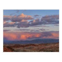 USA, Nevada, Valley of Fire at sunset Postcard
