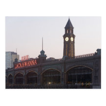 USA, New Jersey, Hoboken, old train station Post Card