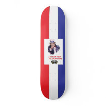 usa new, skate uncle sam skateboards