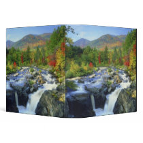 USA, New York. A waterfall in the Adirondack Vinyl Binders