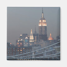USA, New York City, View of Manhattan Bridge, Magnets