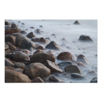 USA, New York, East Hampton. Ocean surf at