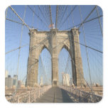 USA, New York, New York City, Brooklyn: 3 Square Stickers