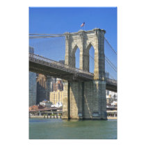 USA, New York, New York City. Brooklyn Bridge