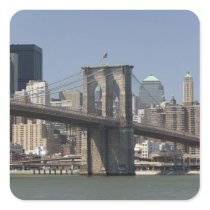 USA, New York, New York City, Manhattan: 21 Square Sticker