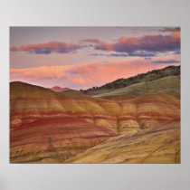 USA, Oregon, Mitchell, Painted Hills during 2 Print
