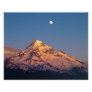 USA, Oregon, Mt Hood. Sunset creates alpenglow