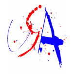 USA PAINT SPLATTER DESIGN T-SHIRTS