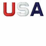 USA Patriot RWB Embroidered Basic Sweatshirt