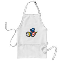 usa patriotic bee aprons