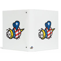 usa patriotic bee binders