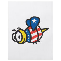 usa patriotic bee flyers